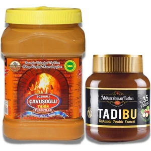 Abdurrahman Tatlıcı Tadıbu 330G + Odun Ateşinde Kepekli Bozkır Tahini 930G