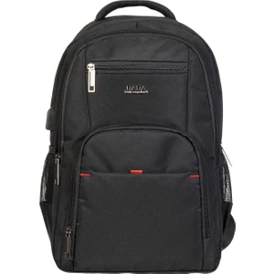 Case Club 14 Inç Macbook Unisex Laptop Sırt Çantası USB Aparat Darbe Emici Koruma Su Geçirmez Kumaş