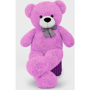 90 cm Rengarenk Papyonlu Peluş Ayıcık - % 100 Yerli