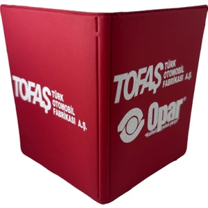 Tofaş Opar Ruhsat Kabı Kırmızı Renkli