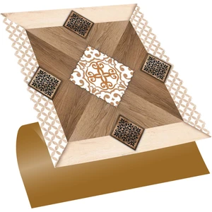 Kendinden Yapışkanlı Ahşap 003 Desenli Pvc Karo 30X30 cm (11 Adet) 1m2