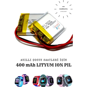 Orjinal Akıllı Çocuk Saat Batarya - Pil 3.7V 400MAH