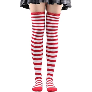 Pamuklu Diz Üstü Çorap