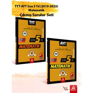 A Yayınları TYT AYT Son 5 Yıl Matematik Çıkmış Sorular Seti 2019-2023