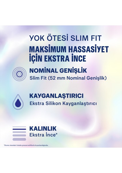 Yok Ötesi Slim Fit 20'li Ince + Maraton 20'li Prezervatif fırsatları