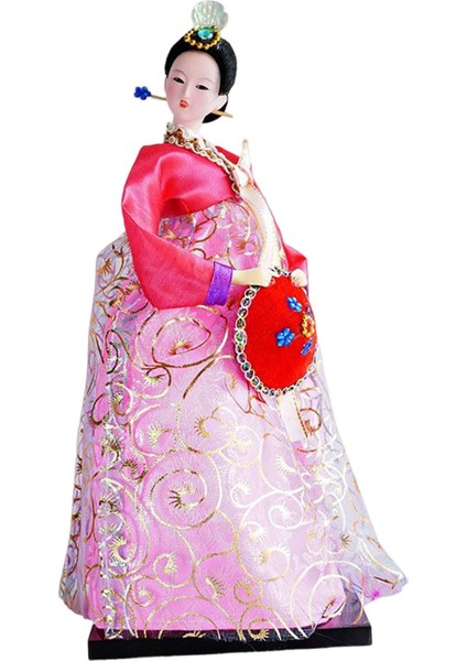 Geyşa Heykelcik 12 "ayakta Hanbok Minyatür Figürleri (Yurt Dışından)