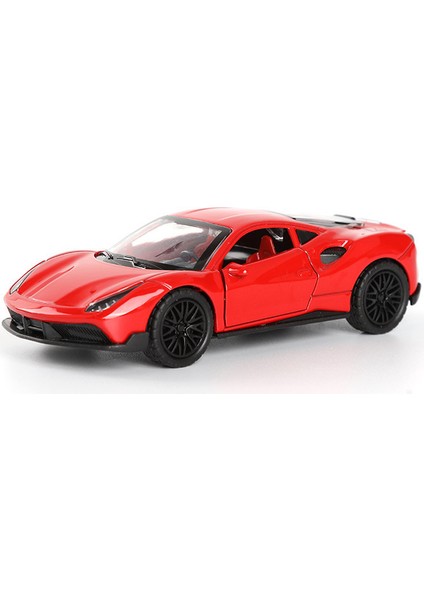 Alaşım Off-Road Araba Modeli Çocuk Oyuncak Araba Süsleri (Fara L-Kırmızı [sessiz Işık, 12CM, Üç Kapı]) (Yurt Dışından)