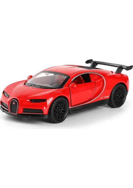 Alaşım Off-Road Araba Modeli Çocuk Oyuncak Araba Süsleri (Buga D-Kırmızı [sessiz Işık, 12CM, Üç Kapı]) (Yurt Dışından)