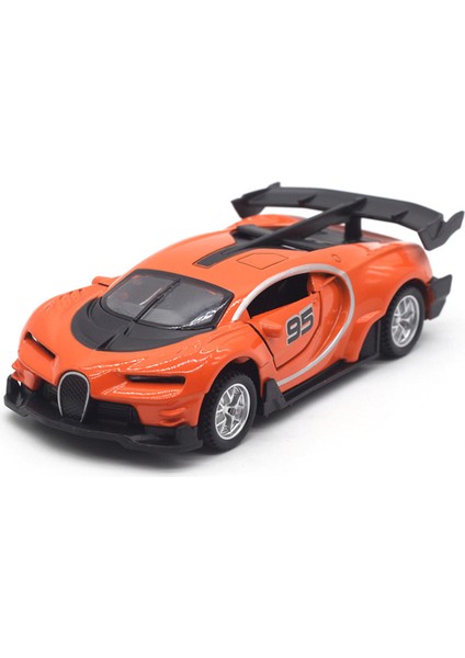 1:36 Simülasyon Alaşım Buga Gt Spor Araba Modeli Çocuk Oyuncak Araba Geri Çekin Araba Süsleri Erkek Çocuk Oyuncakları (Turuncu, 1 Paket) (Yurt Dışından)