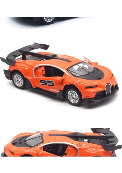 1:36 Simülasyon Alaşım Buga Gt Spor Araba Modeli Çocuk Oyuncak Araba Geri Çekin Araba Süsleri Erkek Çocuk Oyuncakları (Turuncu, 1 Paket) (Yurt Dışından)