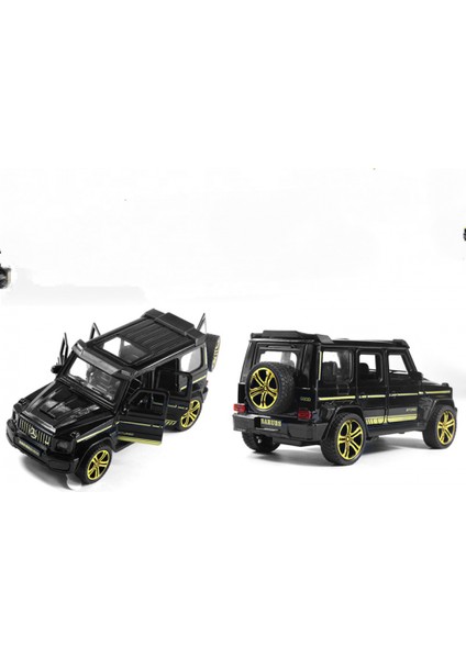 Siyah Altın [altı Kapı + Ses ve Işık + Blister Kutu Ekran Standı Yok] 1:32 Alaşım Araba Modeli Simülasyon Ses ve Işık Kapısı Off-Road Araba Modeli Çocuk Oyuncak Araba Süsleri (Yurt Dışından)