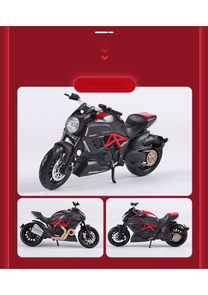 Ducati 1:18 Motosiklet Modeli Oyuncak Motosiklet Tabanı ile (Yurt Dışından) fiyatları