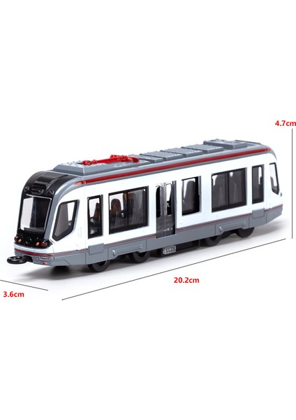 1:64 Alaşım Demiryolu Araba Modeli Çocuk Oyuncak Tren Süsleri Geri Çekin Araba Modeli Erkek Çocuk Oyuncakları (Gümüş, 1 Paket) (Yurt Dışından)