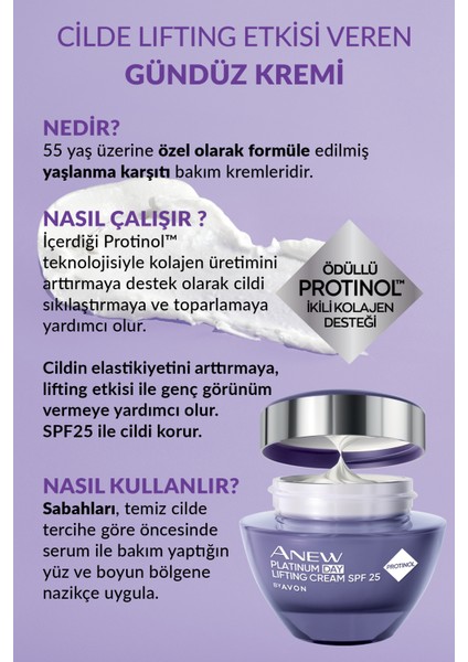 Anew Platinum Gündüz Kremi Spf25 50 ml