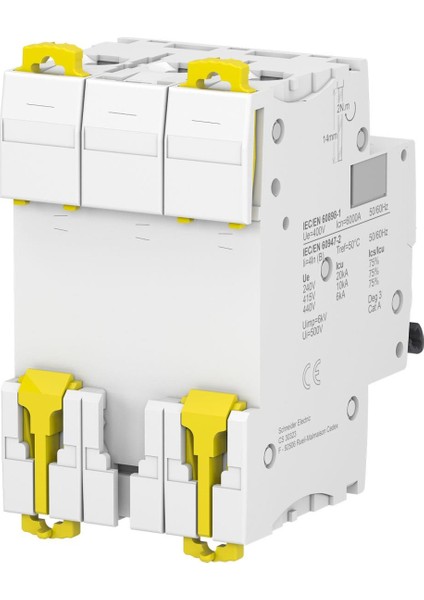 SCHNEIDER ACTi9 iC60N A9F74325 25A SİGORTA (3P, 6kA, C EĞRİSİ) fırsatları