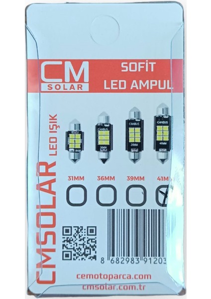 41MM Sofit LED Beyaz Işık Ampul Tavan-Plaka Aydınlatma