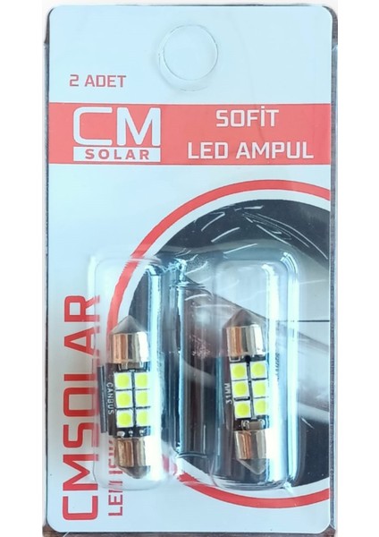 31MM Sofit LED Beyaz Işık Ampul Tavan-Plaka Aydınlatma