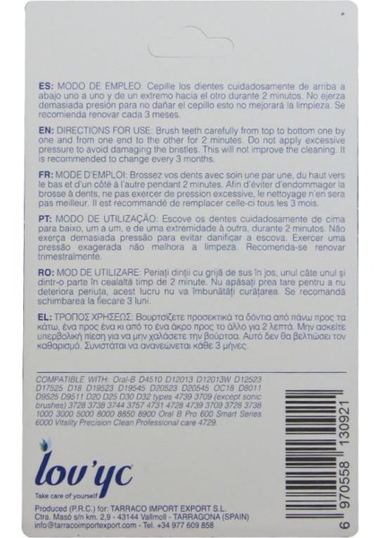 Action Clean Orta 4lü Elektrikli Diş Fırçası Yedeği fiyatları