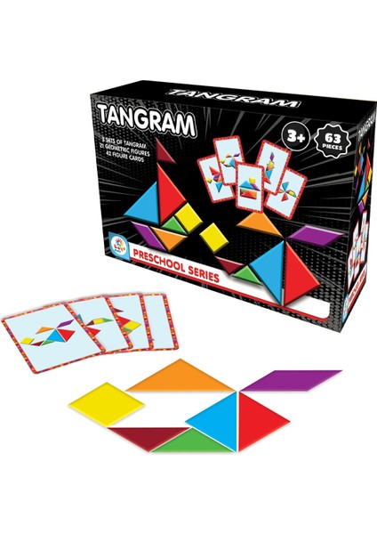 Eğitici Tangram Oyunu 63 Parça