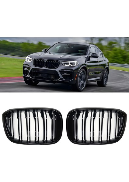 Bmw X4 G02 Ön Panjur Böbrek Parlak Siyah Piano Black M X4 Model 2018 Üzeri A+ Kalite