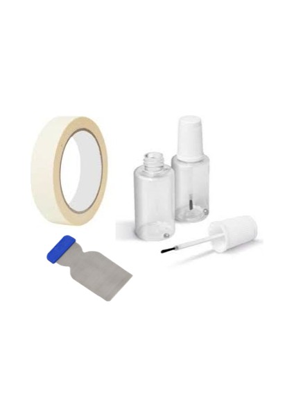 Audi Seat Volkswagen LC9A Rötüş Boyası 30 ml - Rütüş Çeliği