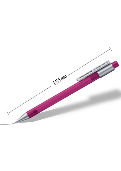 0.5mm Gül Kırmızı 1 Adet Staedtler Grafit 777 Mekanik Kurşun Kalem 0.5 0.7 mm Hb Buzlu Şeffaf Kalem Tutucu Mekanik Kurşun Kalem Okul Kırtasiye (Yurt Dışından) fırsatları