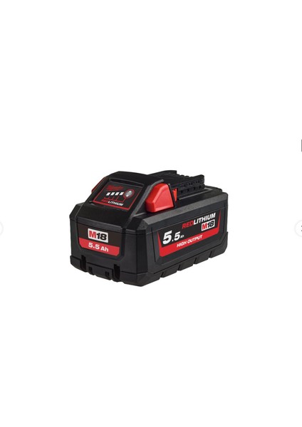 M18HB5,5 Hıghoutput Redlithium-Ion 18V. 5,5AH Akü