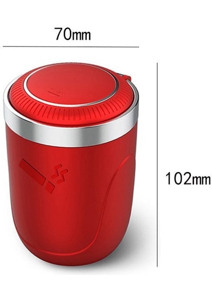 Işıklı Küllük Otomatik Açmalı Kırmızı / ICKU53 fırsatları