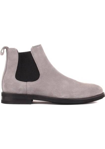 Gri Süet Erkek Chelsea Bot