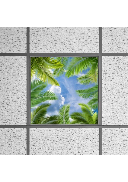 60X60 LED Panel Aydınlatma Armatür Avize Sıva Altı Desenli Tekli 46510187SA