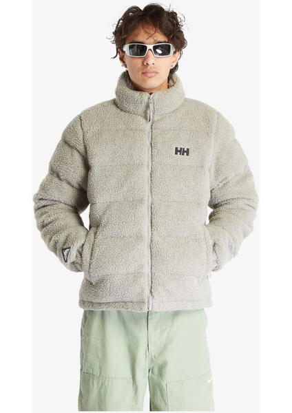 Yu Teddy Pile Erkek Gri Mont 54068-885