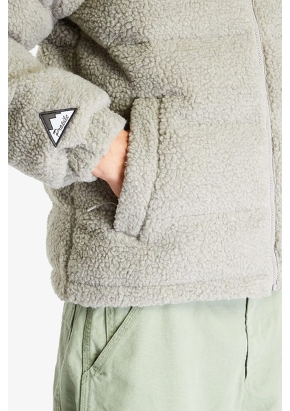 Yu Teddy Pile Erkek Gri Mont 54068-885