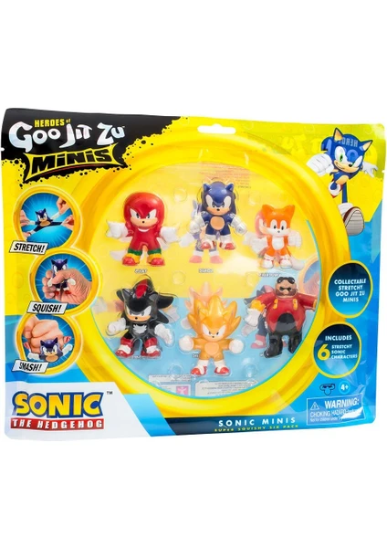 Giochi Preziosi GJN03000 Goojitsu Sonic Mini 6lı Paket