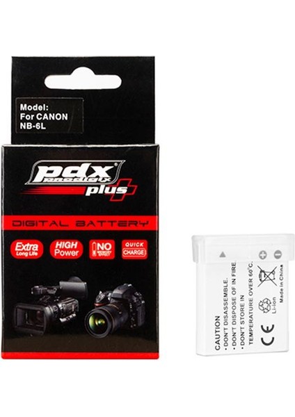 Canon Için NB6L Batarya Pil 870 mah D20 N S95 SD4000 IS SD770 SD980 IS SX260 HS SX280 HS SX500 IS S120