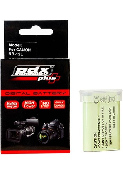 Canon Için NB12L Batarya Pil 2300 mah Powershot N100 G1X Mark Iı