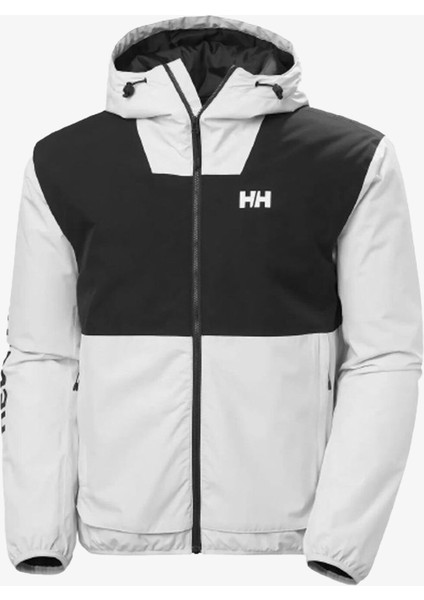 Helly Hansen Ervik Ins Rain Erkek Beyaz Yağmurluk 53983-823