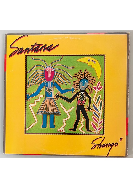 Santana Shango Lp Plak (Orjinal 1982 Dönem Avrupa  Baskı)