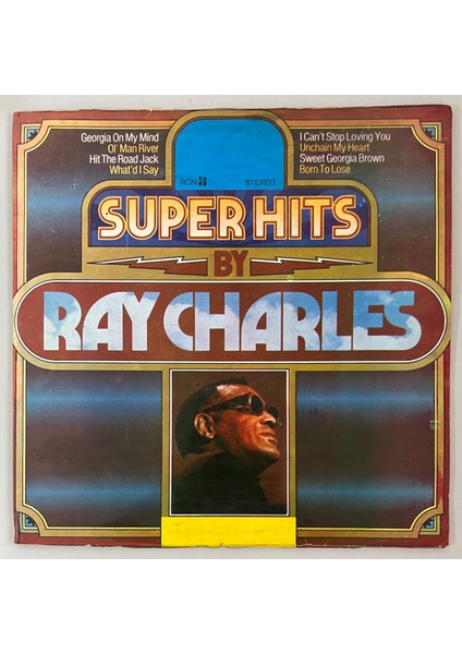 Ray Charles Super Hits By Ray Charles Lp Plak ( 1976 Dönem Türk Baskı)