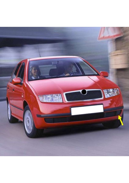 Skoda Fabia Mk1 2000-2004 Ön Tampon Sol Sis Farı Kapağı 6Y0807367A