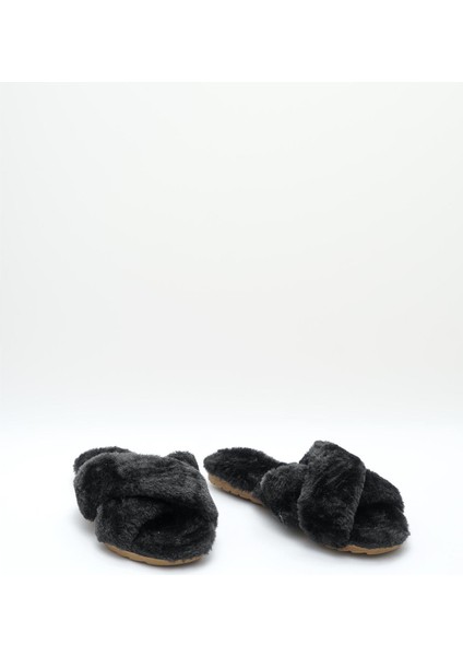 OCT Shoes Çapraz Peluş Terlik 1026