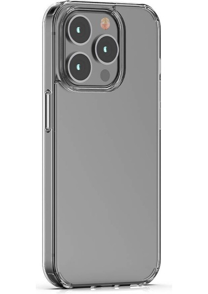iPhone 15 Pro Kılıf Coss Şeffaf Sert Silikon Kılıf