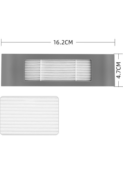Ecovacs Deebot Ozmo 920, 950, T8, N8, T9 Serisi Robot Süpürgeler Için Ana Yan Fırça Filtresi Yedek Aksesuarları (Yurt Dışından)