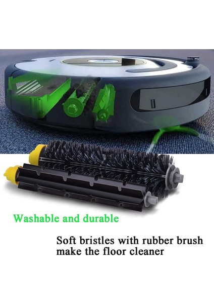 Yedek Aksesuarlar Kiti Irobot Roomba Elektrikli Süpürge Için Fit 600 Serisi 690 680 660 651 650 ve 500 Serisi (Yurt Dışından)