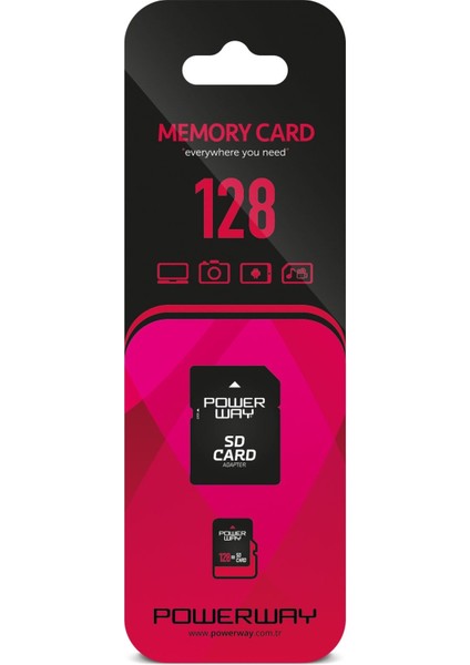 128 GB Hafıza Kartı Adaptör Dahil