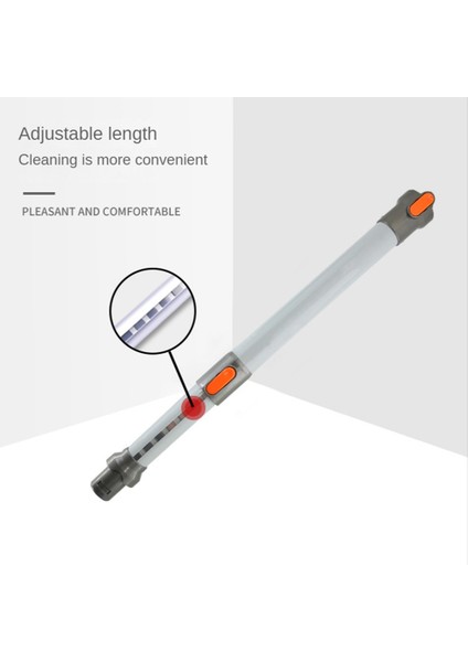 Dyson DC31 DC34 DC35 Elektrikli Süpürge Uzatılabilir Uzatma Çubuğu Metal Alüminyum Düz Boru Bar El Değnek Tüpü (Yurt Dışından)