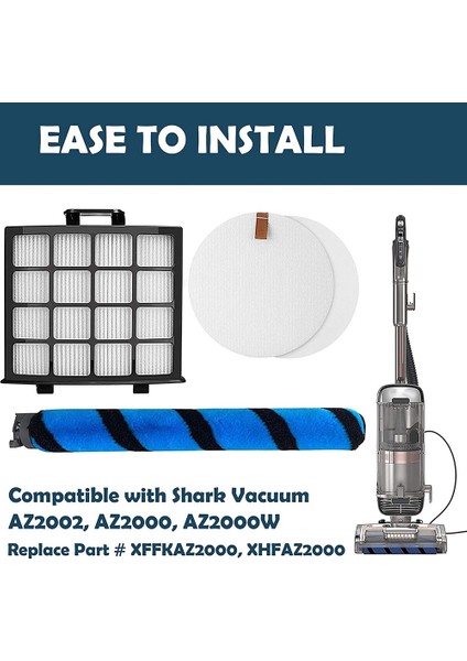 Shark AZ2000 AZ2000W AZ2002 Için Yedek Aksesuarlar Elektrikli Süpürge Aksesuarları Rulo Fırça Filtre Pamuk (Yurt Dışından) fiyatları