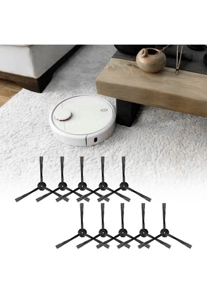 Ilıfe V3 V3S A4 A4S Pro V5 V5S Pro Robotlu Süpürge Için 10 Adet Süpürme Yan Fırça Değişimi (Yurt Dışından)