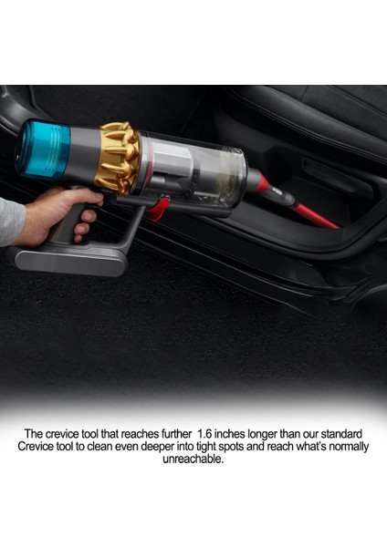 Dyson V7 V8 V10 V11 V12 V15 Elektrikli Süpürge Traceless Toz Giderme Yumuşak Fırça + Aralık Temizleme Fırçası + Hortum + Anahtar Kilidi (Yurt Dışından)
