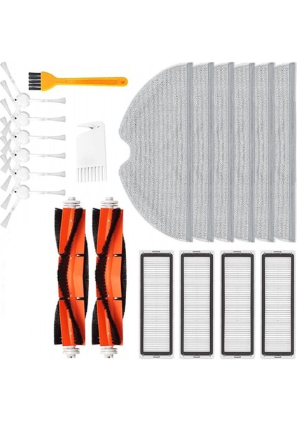 Hepa Filtre Ana Yan Fırça Paspas Bezi Yedek Kiti Xiaomi Mijia 1c STYTJ01ZHM Elektrikli Süpürge Aksesuarları (Yurt Dışından) indirimleri