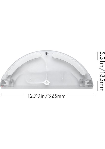 Dreame D9 Su Deposu Aksesuarları Yıkanabilir Temizlik Bezi Paspas Bez Yedek Robotlu Süpürge Yedek Parça (Yurt Dışından)